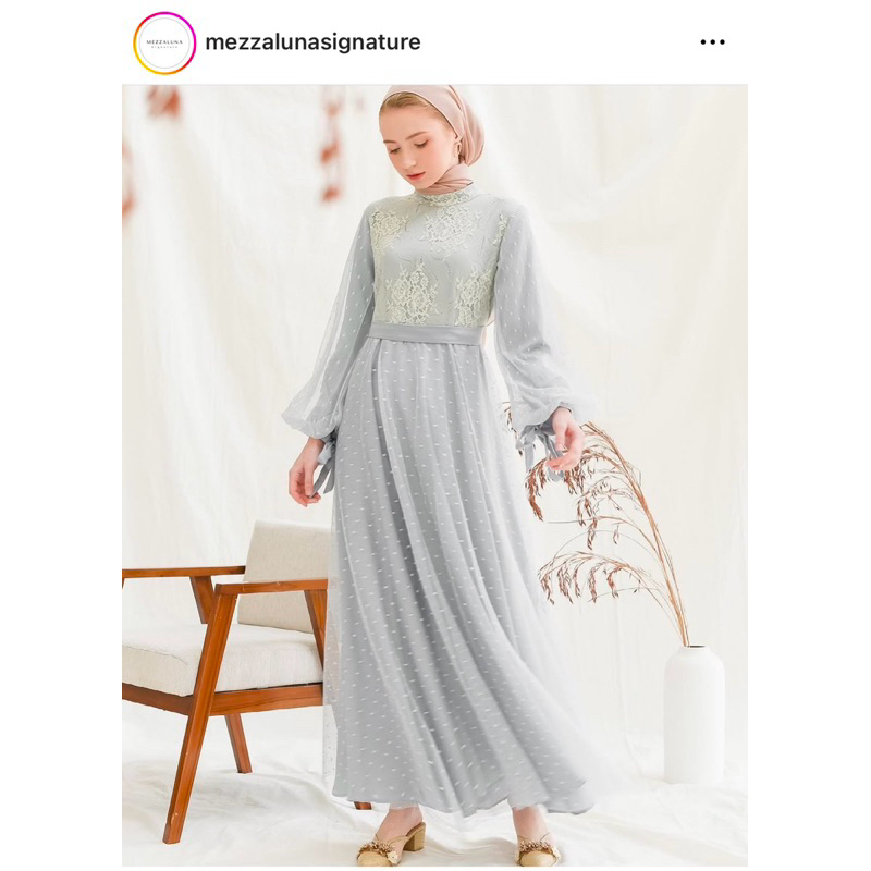 PRELOVED - Calluela Dress (by Mezzaluna Signature) viral prewed dress sin.sr