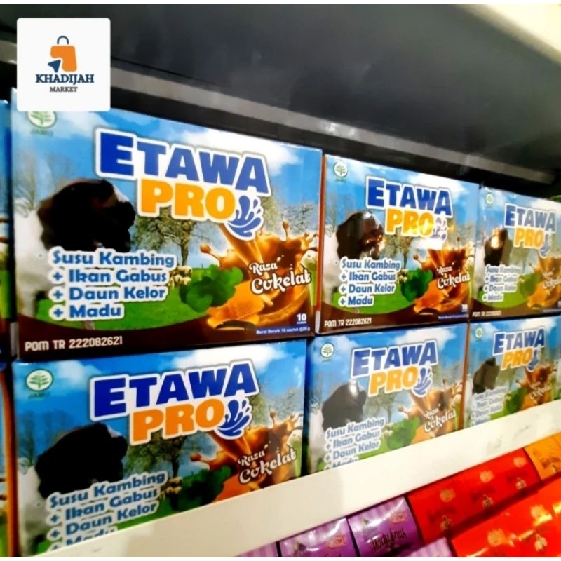 

Susu Kambing Etawa Coklat Pro plus Ikan Gabus Daun Kelor 10 Sachet