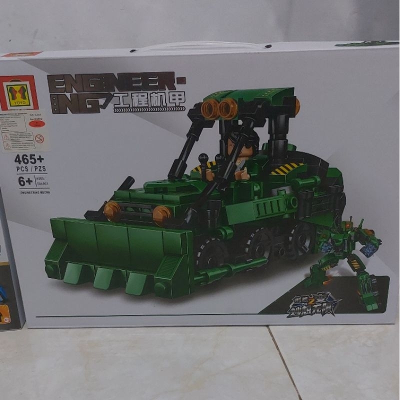 Sembo Block Mobil Robot - Mainan Brick Car Transformers Anak