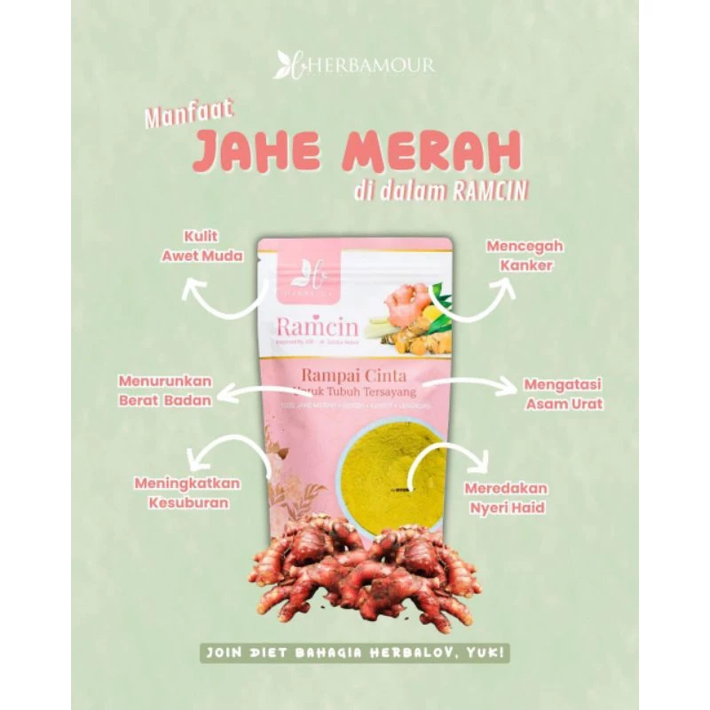 

(READY) RAMCIN HERBALOV Ramuan Cinta | Jurus Sehat Rasulullah - Mengobati Sistem Pencernaan Maag - Diet Sehat - Atasi Nyeri Haid - Detox Rahim