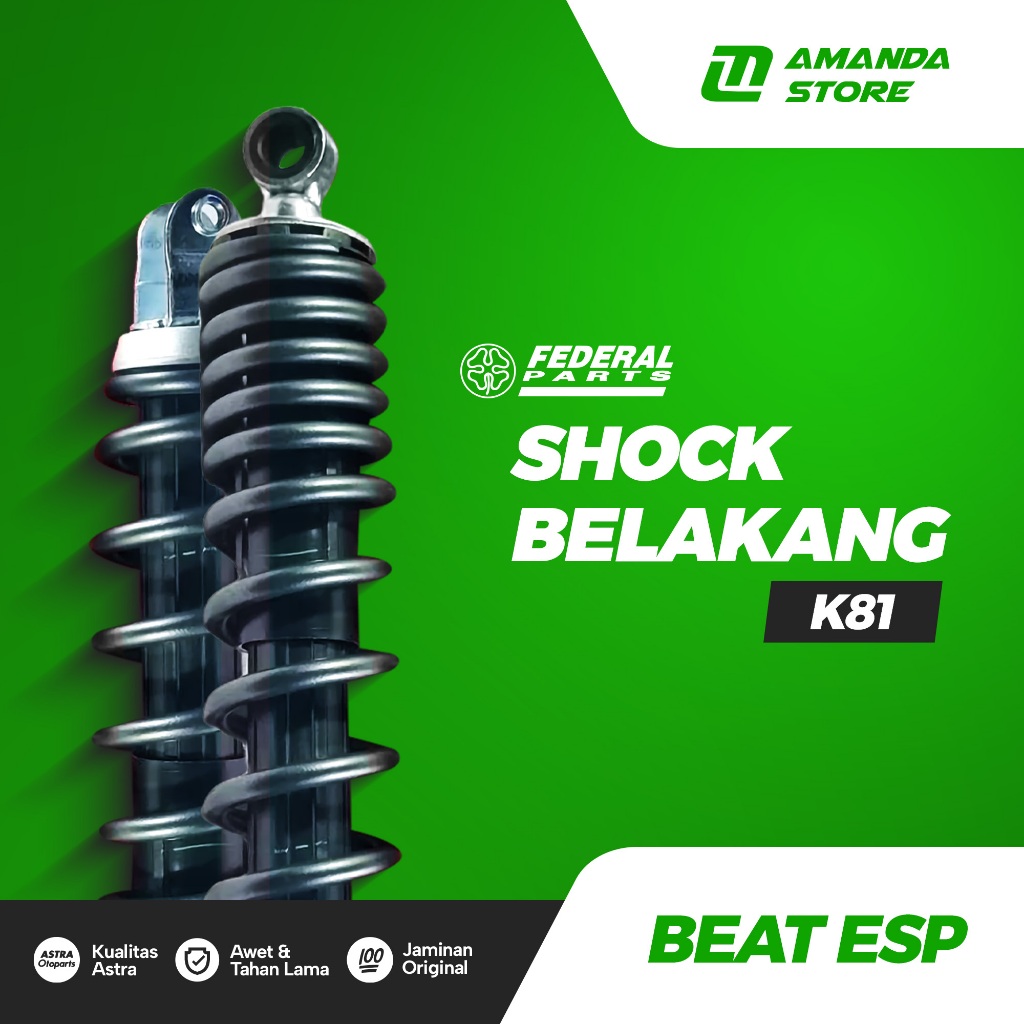 SHOCK Sok Belakang BEAT SPORTY ESP (K81) Original Federal Parts