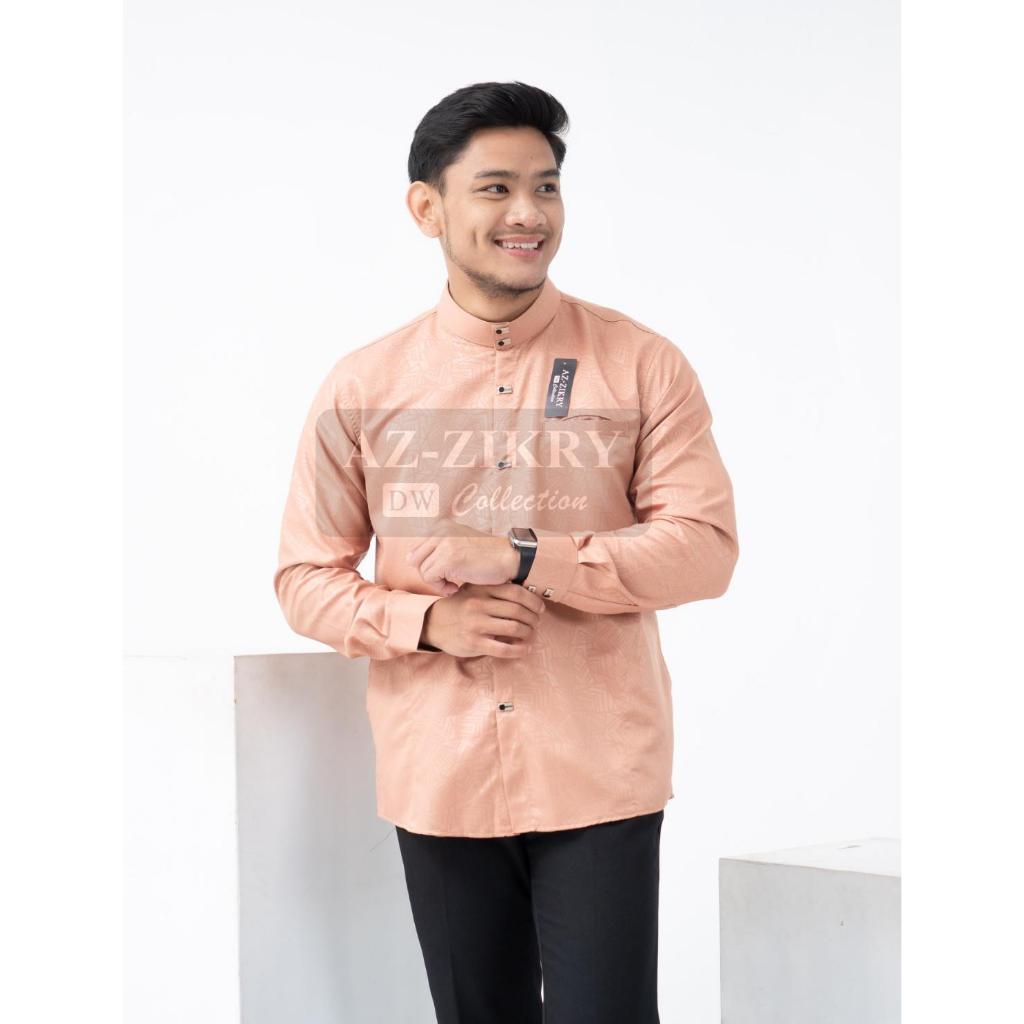 Kemko Sultan Original Embos Baju Muslim Pria Terbaru Warna Mocca