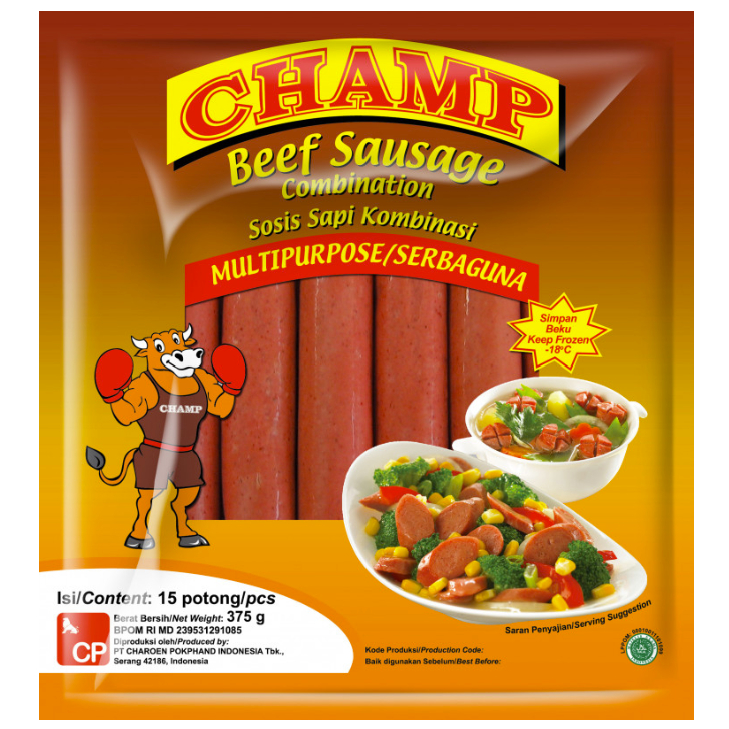 

Champ Sosis Sapi 375 gr (15 pcs)