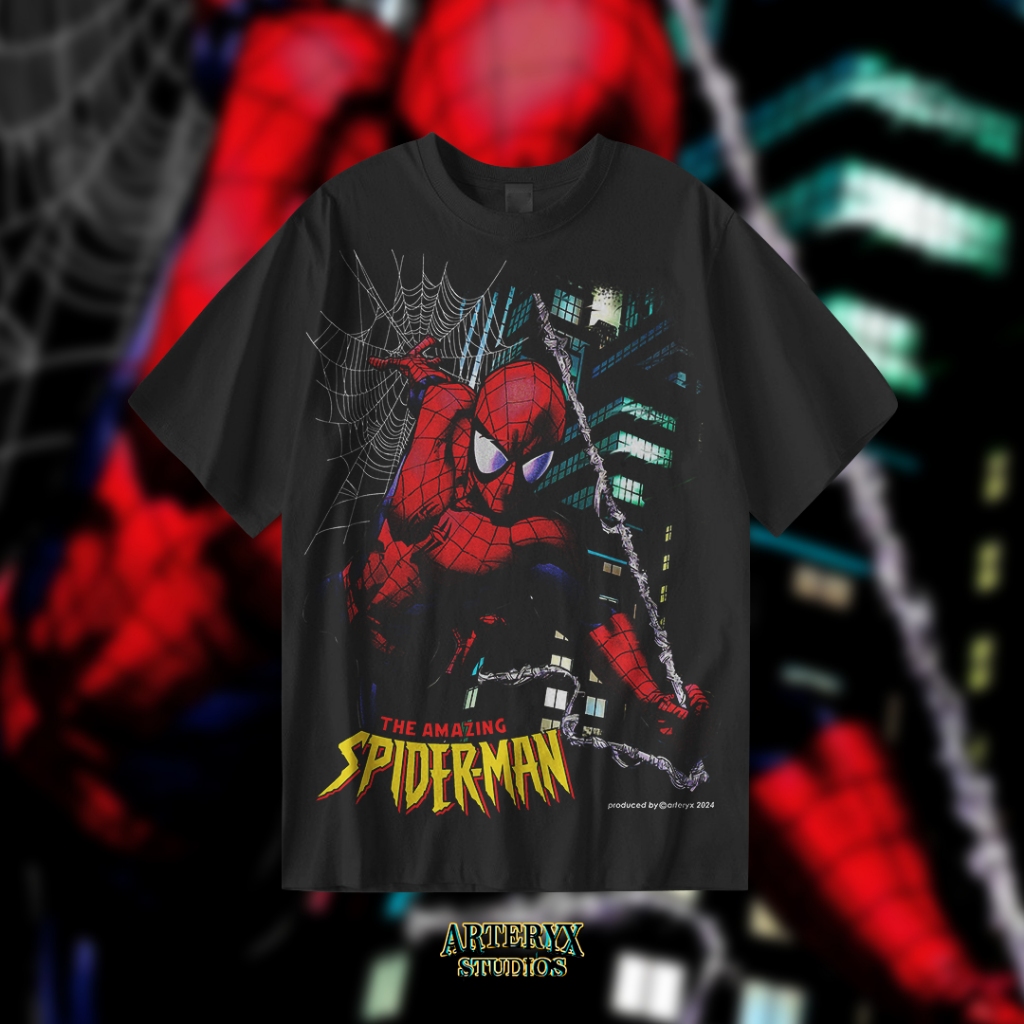 ARTERYX Tee Comic The Amazing Spiderman Bootleg Fanmade