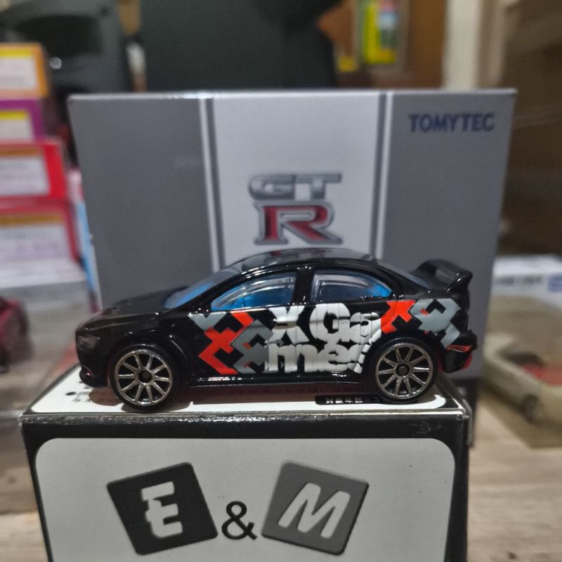 Hot Wheels Mitsubishi Lancer Evolution X X Games Loose Giftpack GP5 Hitam