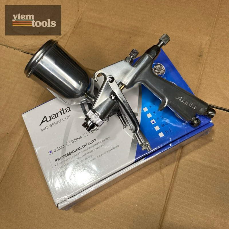 Auarita Mini Spray Gun F3 F-3 NOZZLE 0,5 mm 0,8 mm 1,0 mm