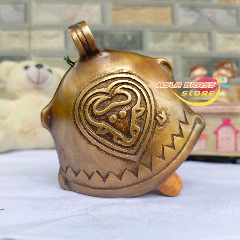 Bel Lonceng Kluntung Kuningan No 3 Lonceng pagar Kluntung sapi Jumbo