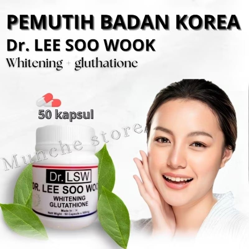 Dr lsw whitening gluthatione Pemutih kulit badan cepat 100% original korea
