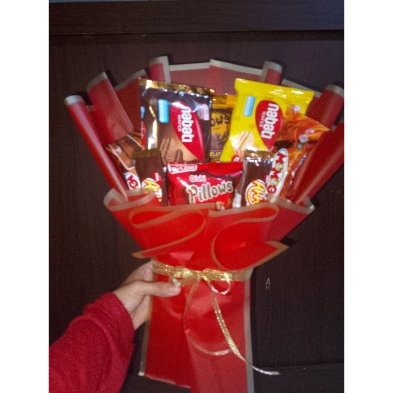 

buket snack, hampers snack, buket unik