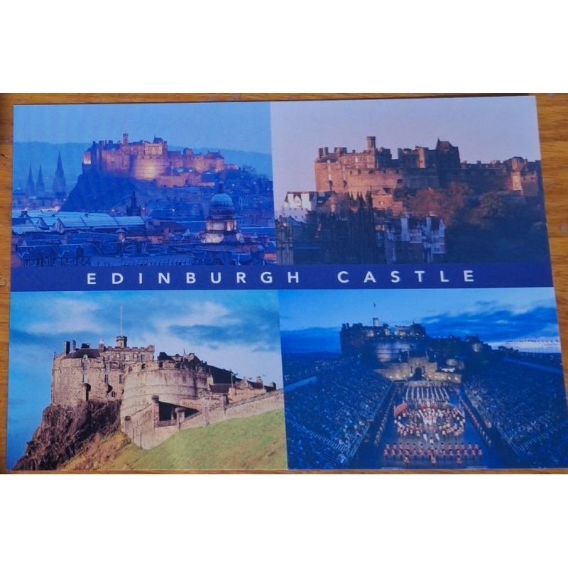 

kartu pos edinburgh castle/Scotland postcard