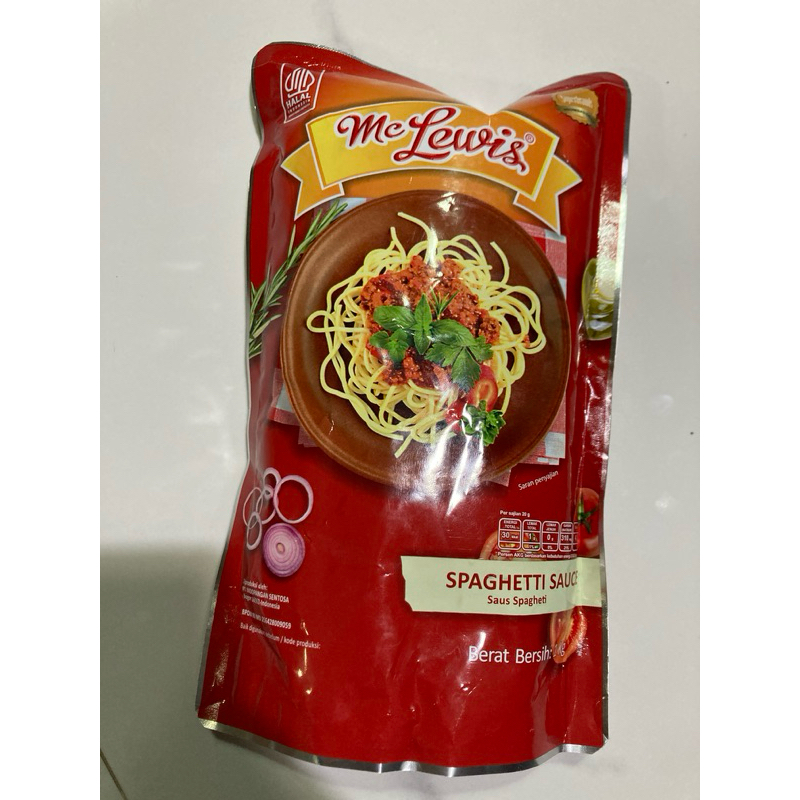 

MC LEWIS SPAGHETTI SAUCE SPAGETI SAOS SAUS SPAGETI