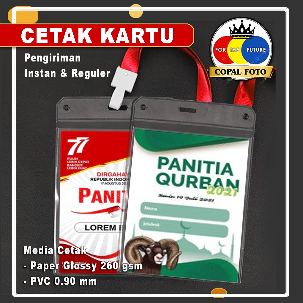 

Cetak kartu panitia Full Set siap pakai