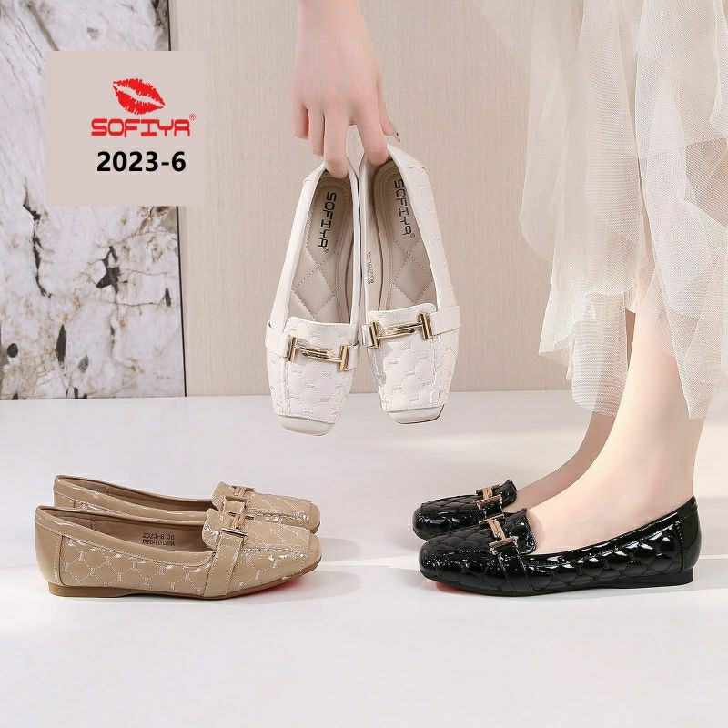 SOFIYA Sepatu Flat Wanita 2023 Basic FlatShoes Perempuan