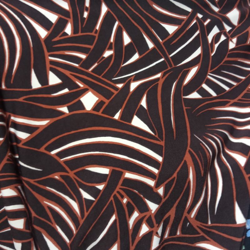 Kain - Kain Spandek Jersey Motif Abstrak Import - Kain Ity Jersey Korea - Kain Meteran Bc | Harga Pe