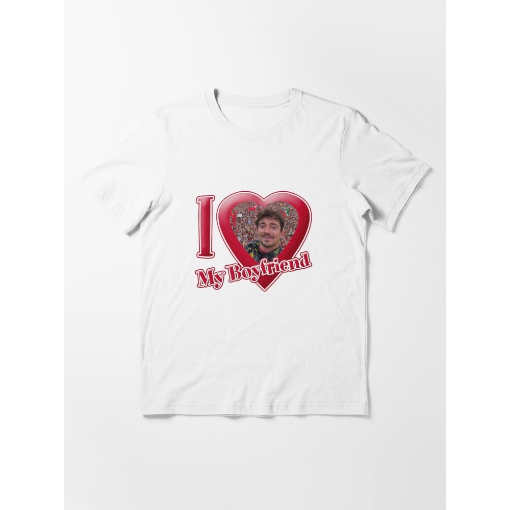 Kaos I Love My Boyfriend Charles Leclerc T-Shirt
