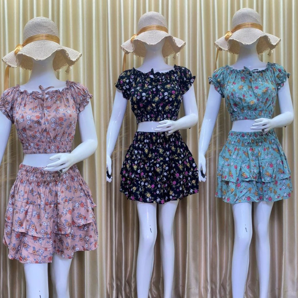 LUSY ONE SET ROK CROP/CROP TOP/SET ROK