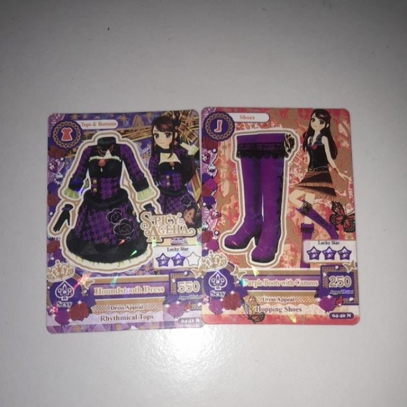 ‼️FAKE CARD TAPI BISA MAIN DI MESIN‼️ WTS AIKATSU SET HOUNDSTOOTH PALSU REPLIKA DUPE