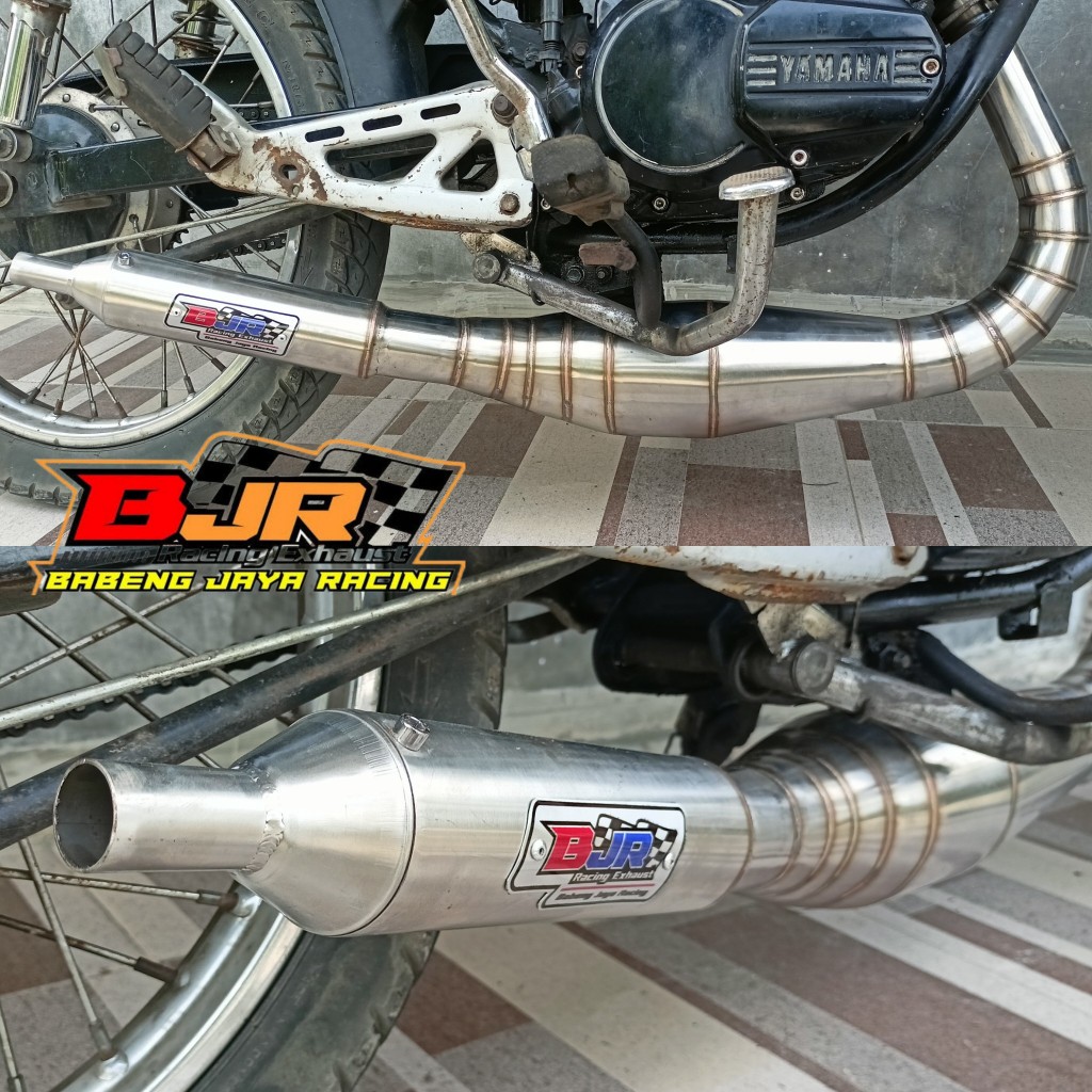 Knalpot Rx King Rx Special Kolong Kompetisi Stainless BJR | Knalpot BJR Rx King Kolong Kompetisi Sta