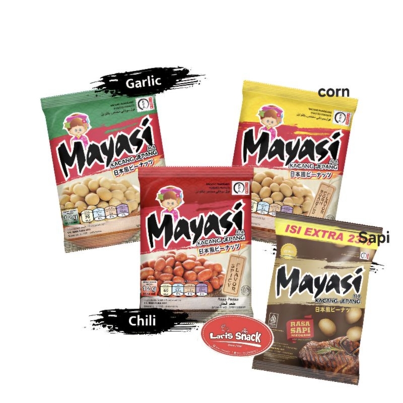 

Mayasi Kacang Jepang Aneka Rasa Isi 10Pcs