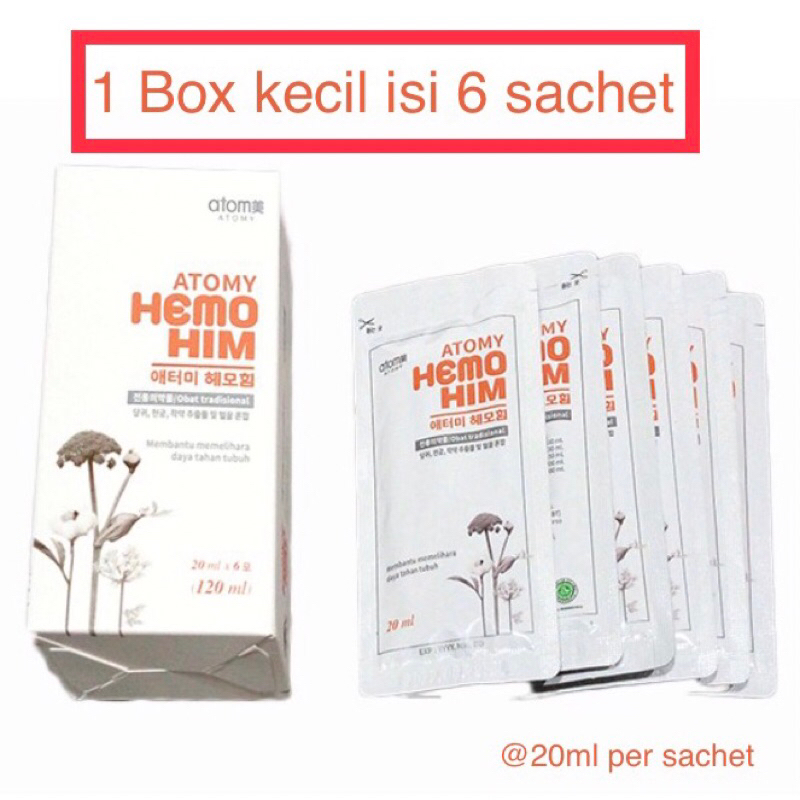 

HemoHIM kecil isi 6 sachet [Exp 2026]