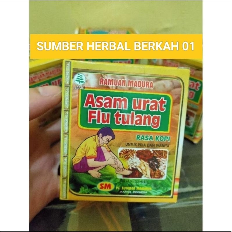 PAKET 50BOX ASAM URAT FLU TULANG RASA KOPI ORIGINAL
