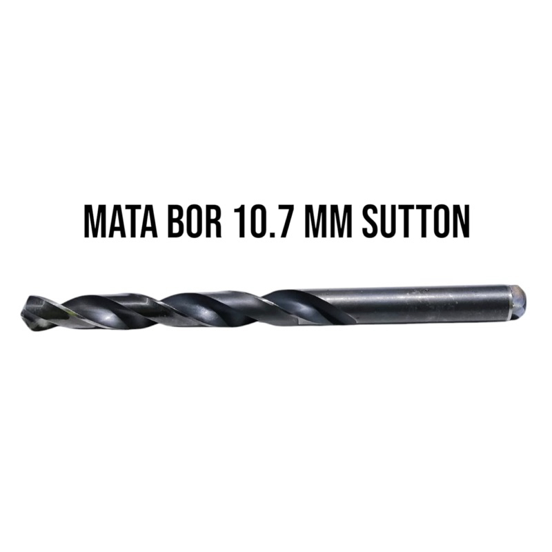 Drill Mata Bor Besi HSS 10.7 MM SUTTON . Twist Drills 10.7mm HSS . Bekas Mulus