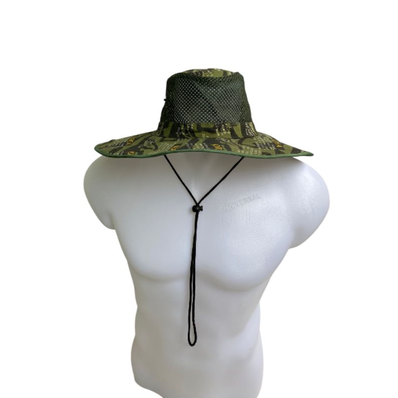 Bucket Hat Topi fashion Loreng Woodland Korea