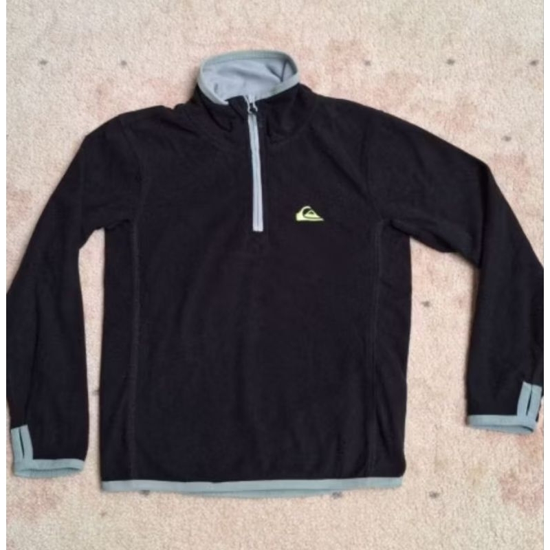 Half Zipper long sleeve Anak Quiksilver Quicksilver jaket fleece sweater jacket