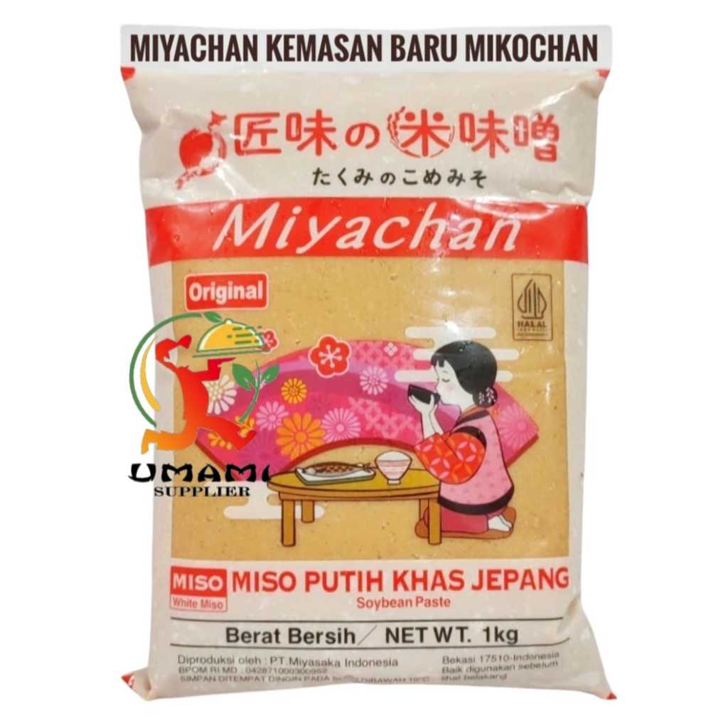Miyachan Miso Soup 1kg - Miso Paste Putih Tauco Miyachan