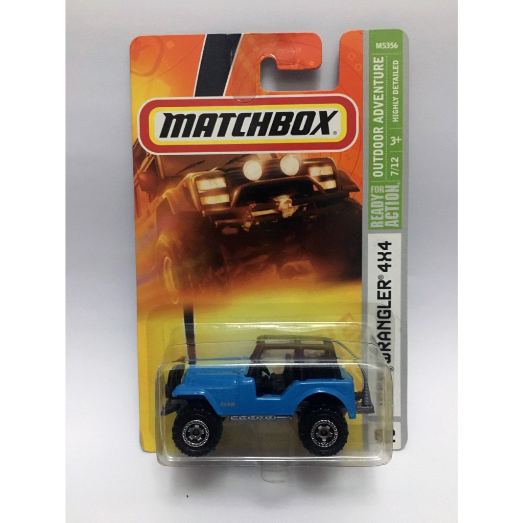Diecast Matchbox Jeep Wrangler 4x4
