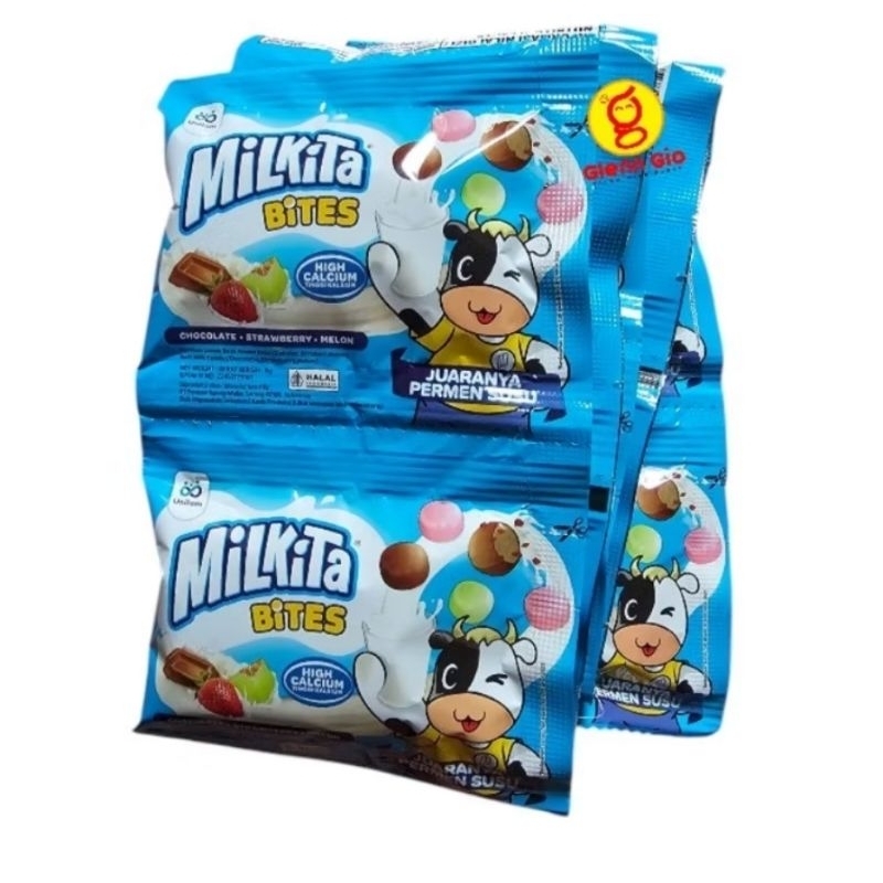 

MILKITA BITES 8GR (ISI 10 SACHET)