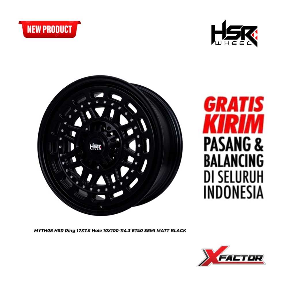 VELG MOBIL RING 17 TYPE HSR MYTH08R 17X75 H10X100-114,3 ET40 SMB