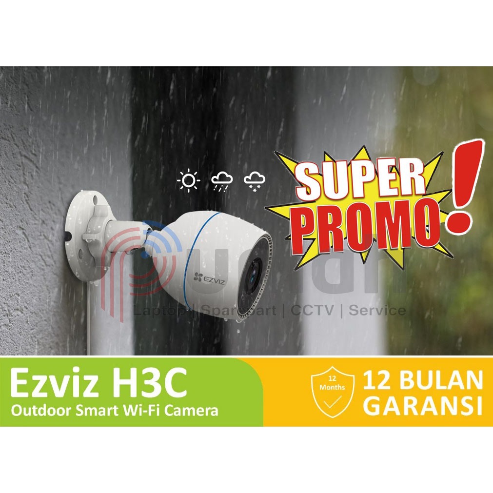 Promo Ezviz H3C 4MP outdoor camera