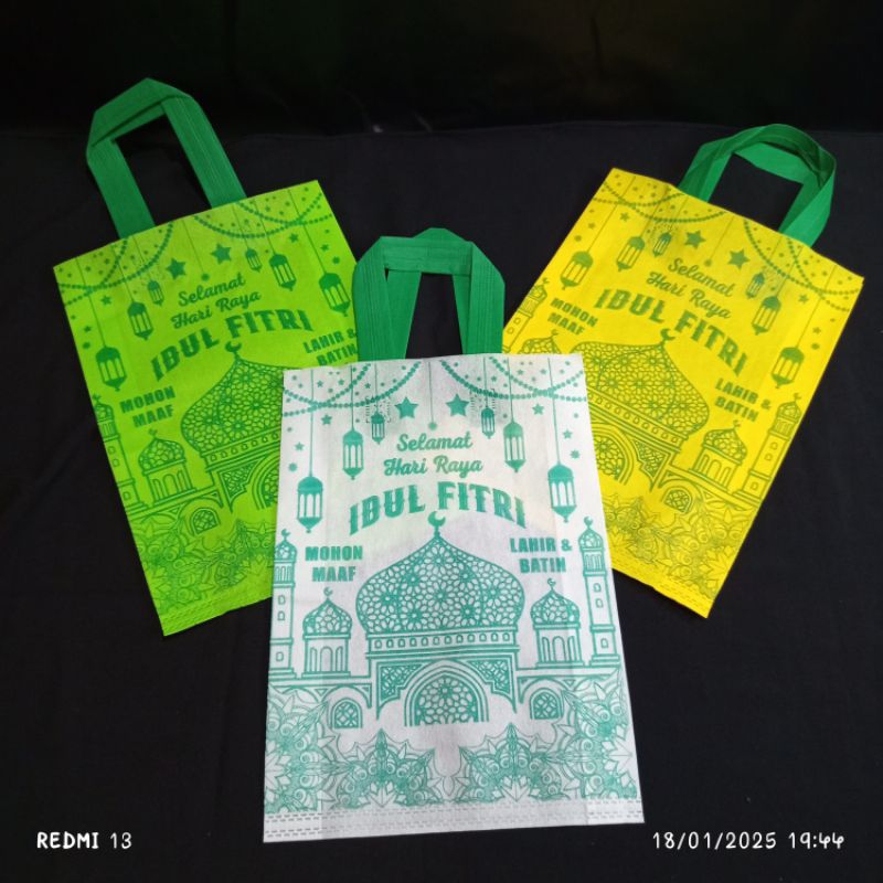 Tas Parsel Lebaran Idul Fitri 30*40 / tas lebaran Idul Fitri murah /plastik parsel Lebaran
