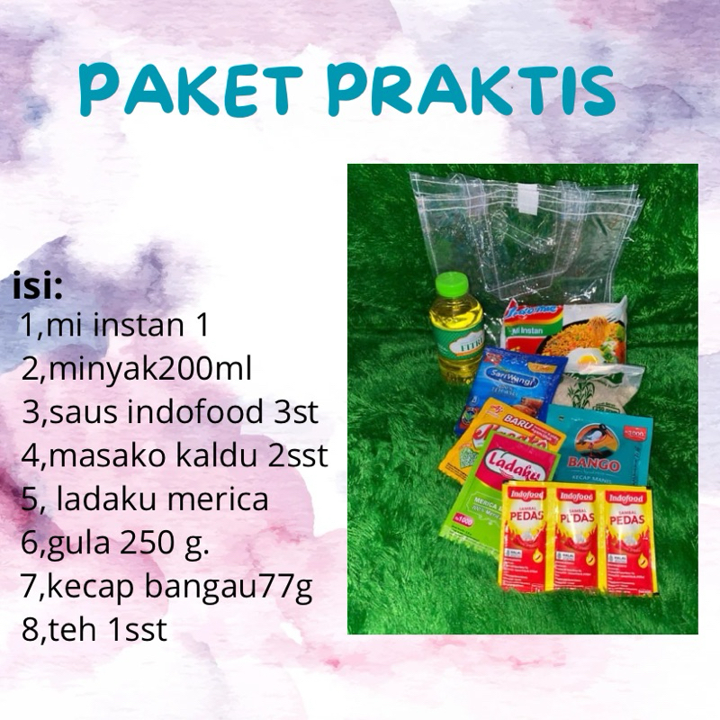 

parcel simpel / parcel praktis / hadiah sederhana
