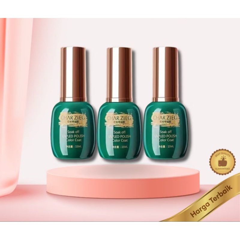 CHARZIEG KUTEK GEL POLISH CHARZIEG TOP COAT BASE COAT CHARZIEG 15ml