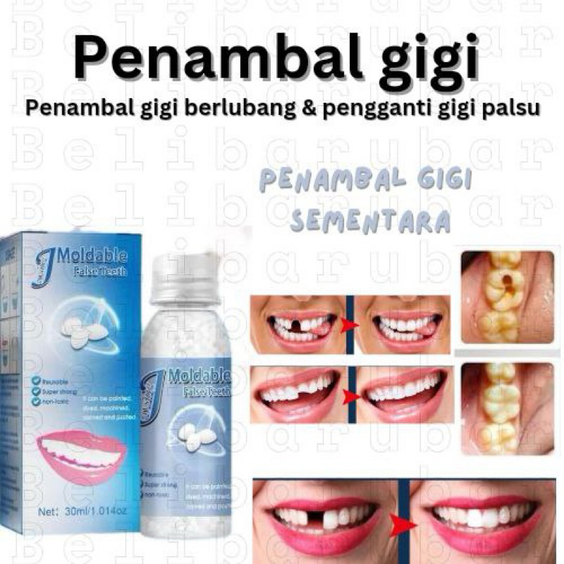 Penambal gigi Original Penambal gi Gigi Isi Gigi Palsu Penambal gigi berlubang Gigi palsu asli  perm