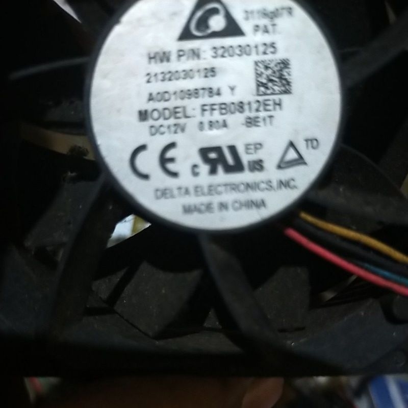 cooling fan DC 12v 8x8 kabel 4 high speed
