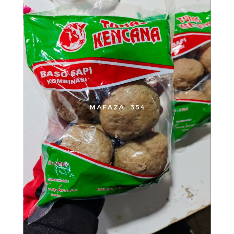 

Baso urat jumbo gurih dan kenyal TUNAS KENCANA isi 5 butir