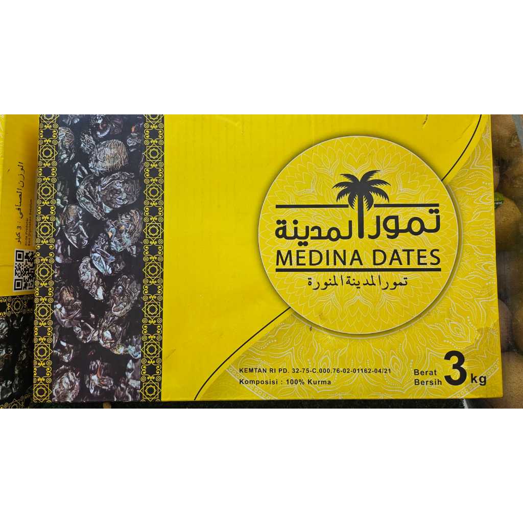 

Kurma Ajwa Medina Dates Original Madinah Premium 3kg