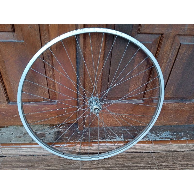 Velg sepeda balap Alloy Araya Japan 27 belakang