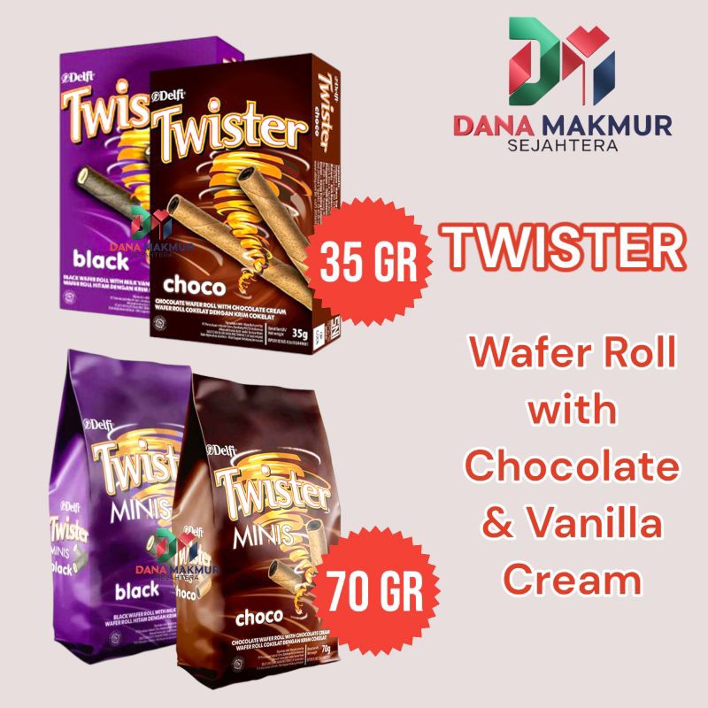 

DELFI TWISTER WAFER ROLL