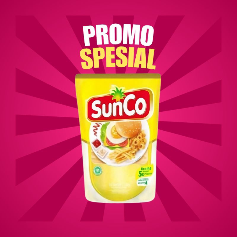 

Minyak Goreng Sunco Pouch Sunco Bantal 1 Liter