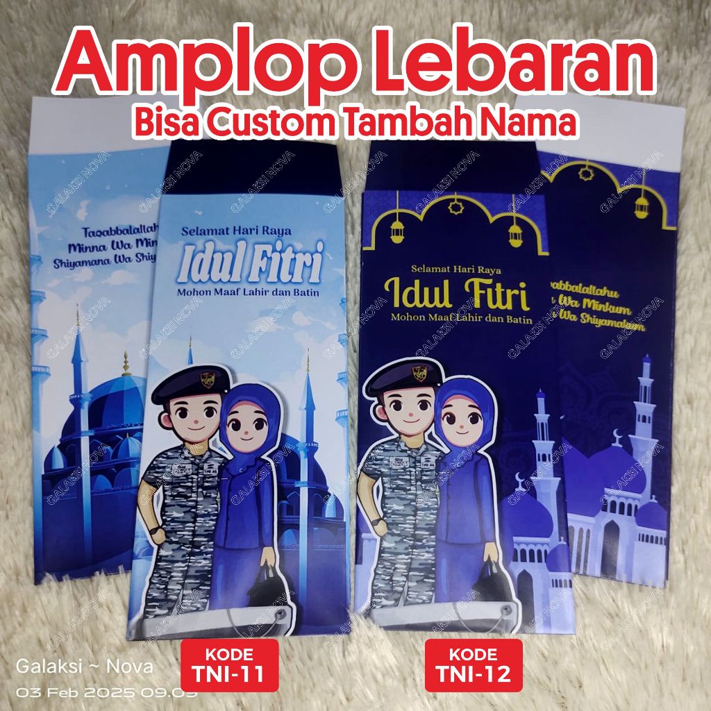 

TNI.11 TNI.12 - Amplop Idul Fitri JALASENASTRI TNI AL | Amplop Lebaran Custom | Amplop Custom
