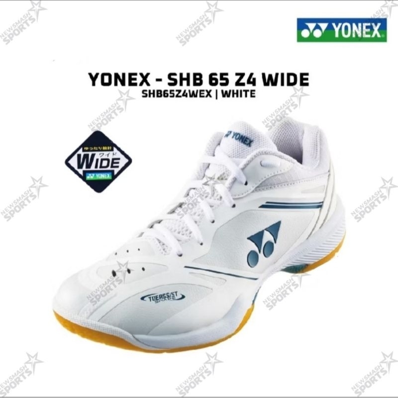 sepatu badminton yonex shb 65 z4 wex white
