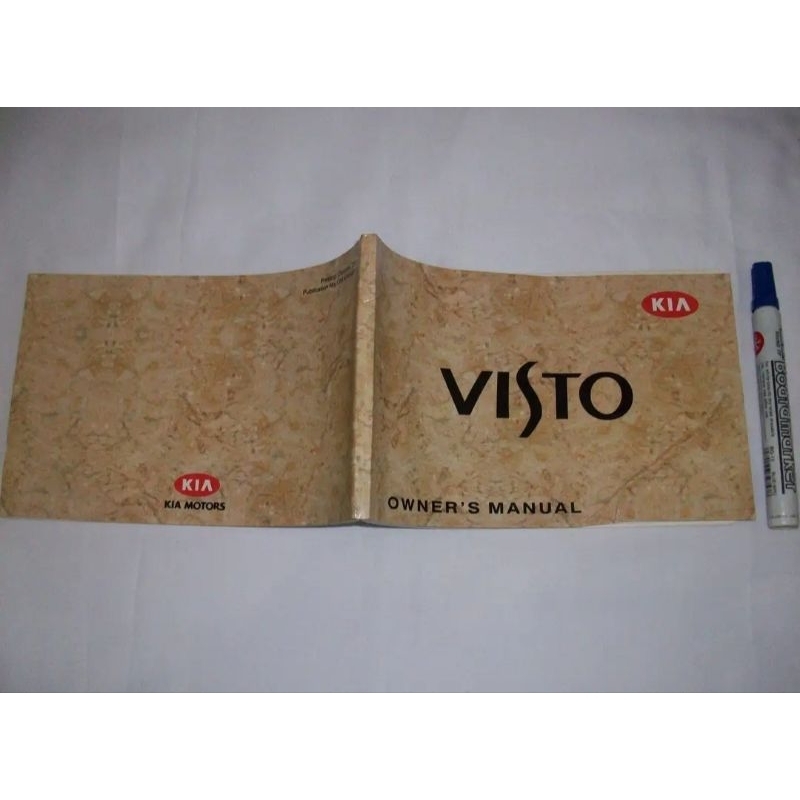 KIA VISTO ~ OWNER'S MANUAL ~ TERBIT 2001