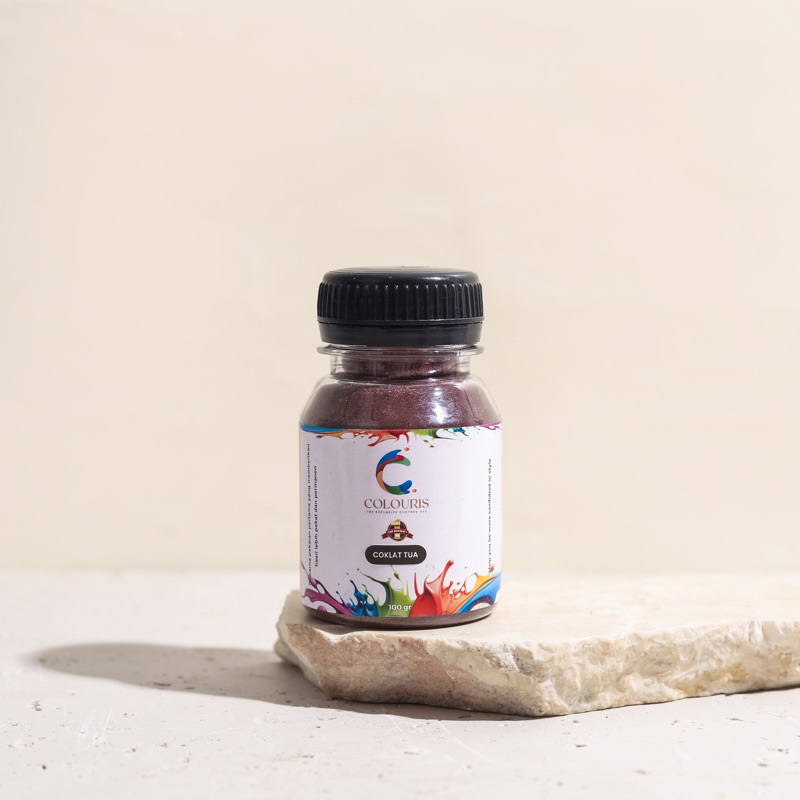 Colouris - Paket Hemat Hitam-Coklat Wantex Pewarna Pakaian Kain Celana Jeans Denim Hoodie Permanen