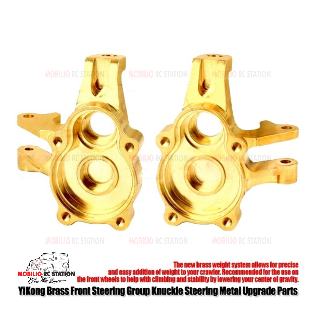 Upgrade Metal Brass Front Steering Knuckle for YiKong YK4102 YK4082