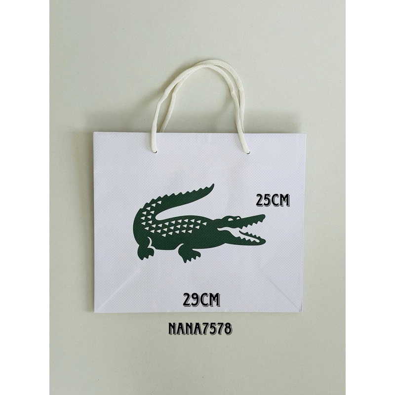 

Lacoste paperbag paper bag