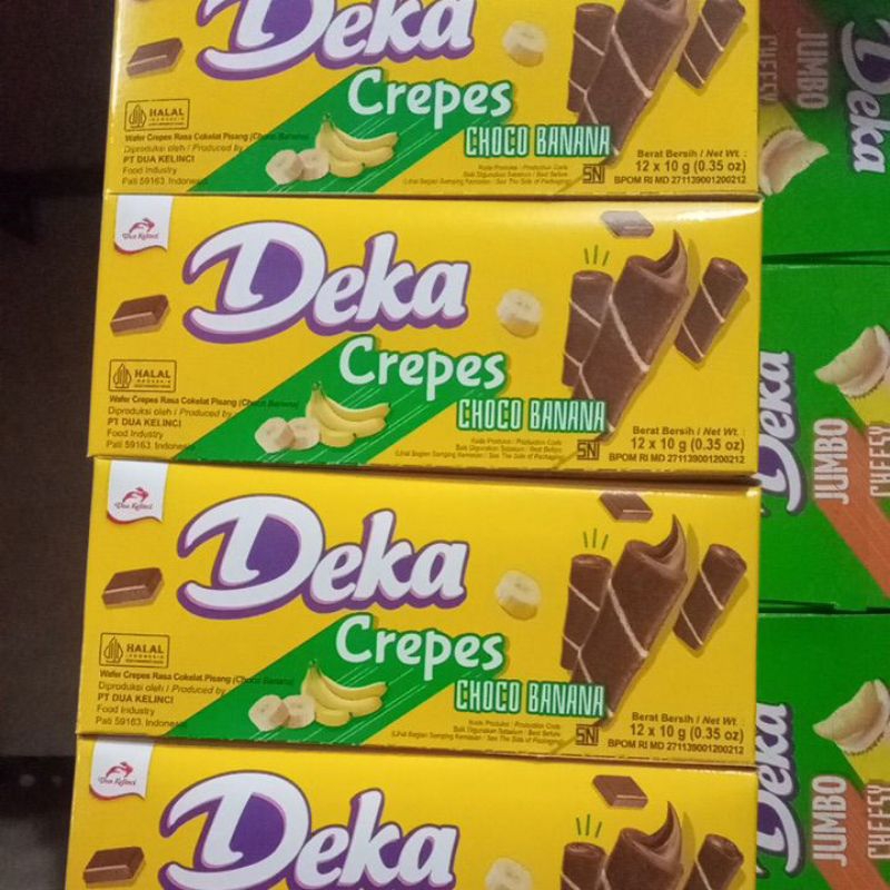 

DEKA Crepes Banana box~ isi 12